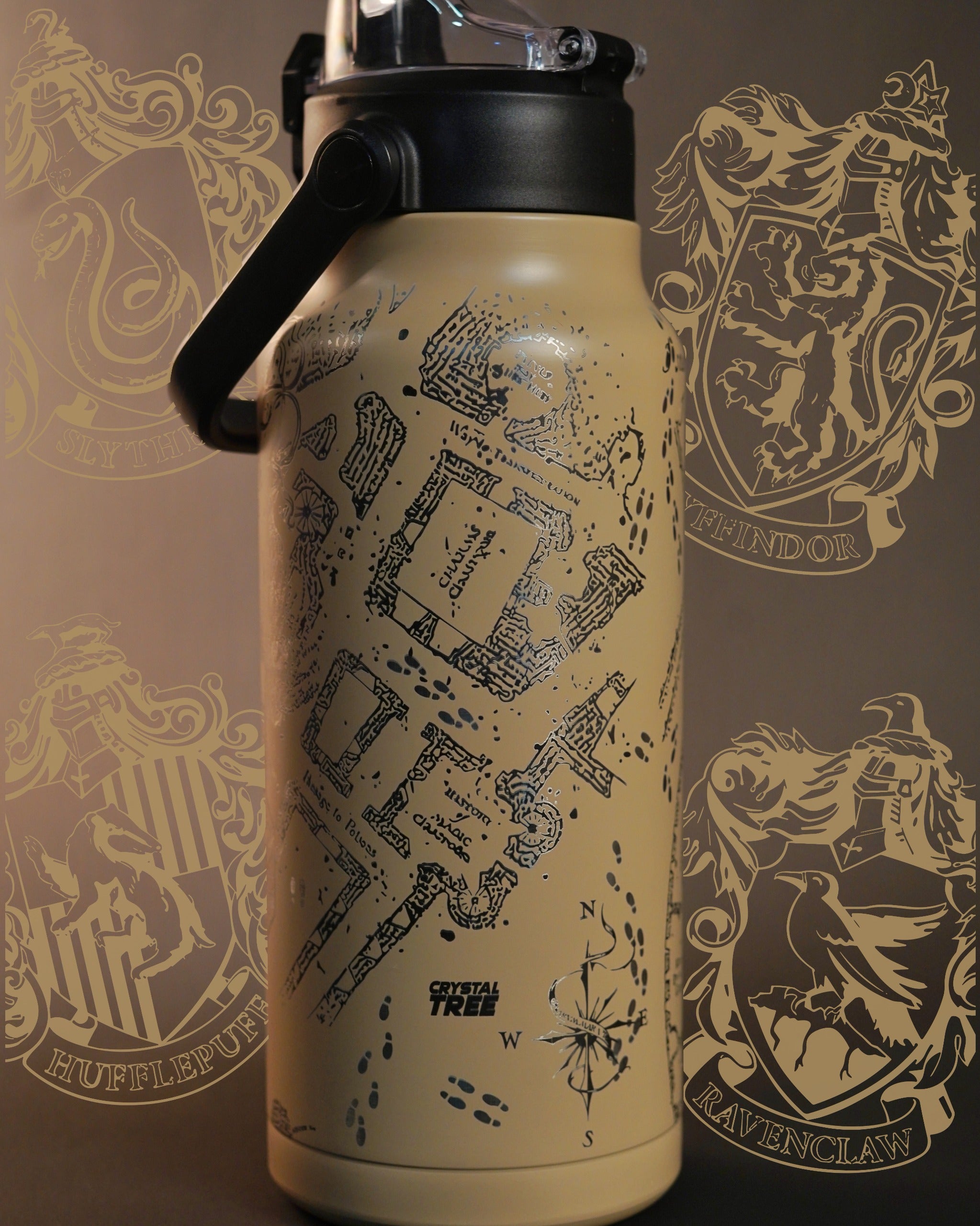 Botella Térmica Harry Potter - Mapa Merodeador