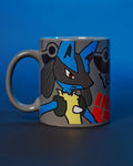 Taza Lucario y  Scorbunny