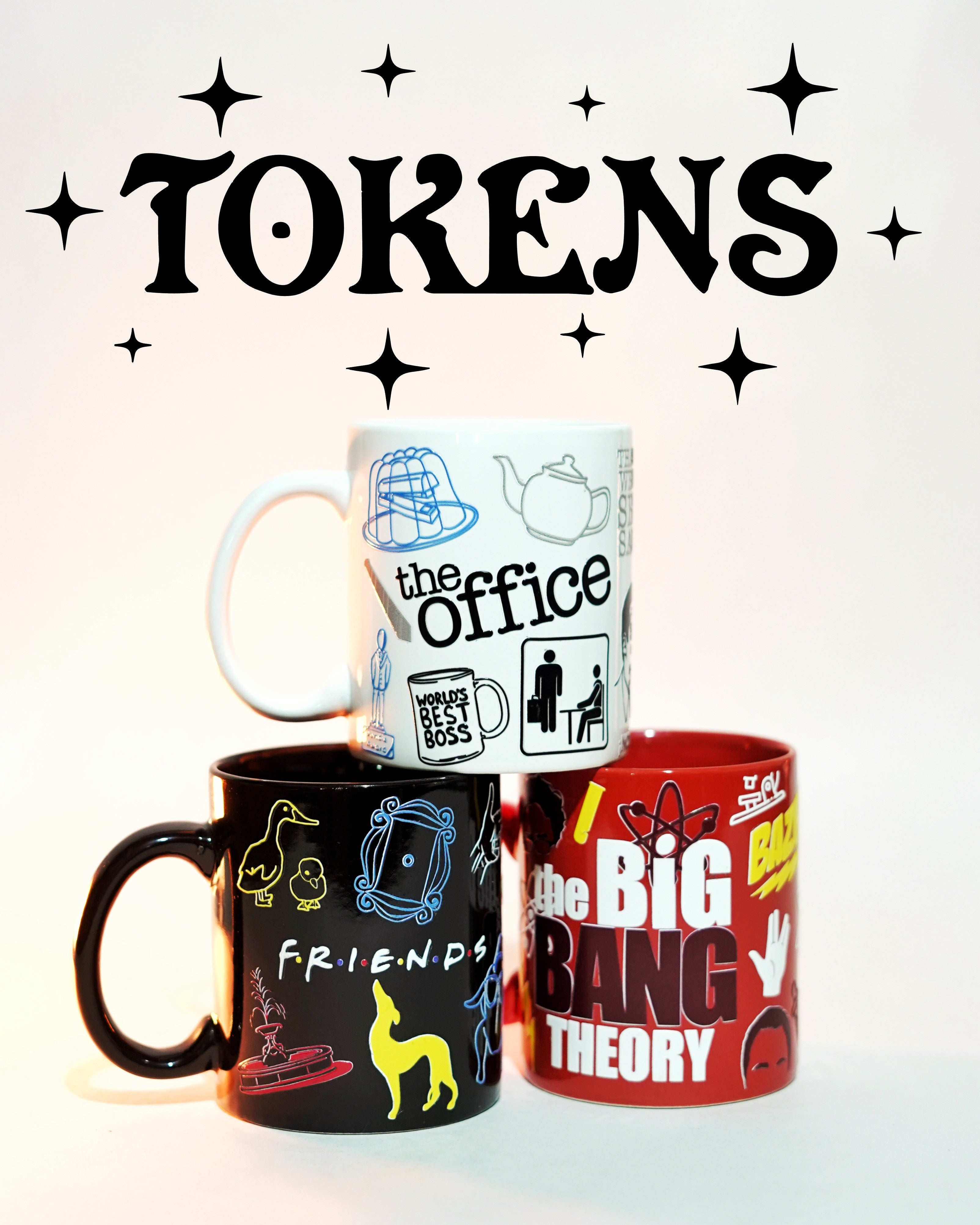 Tokens The Big Bang Theory - The Office - Friends