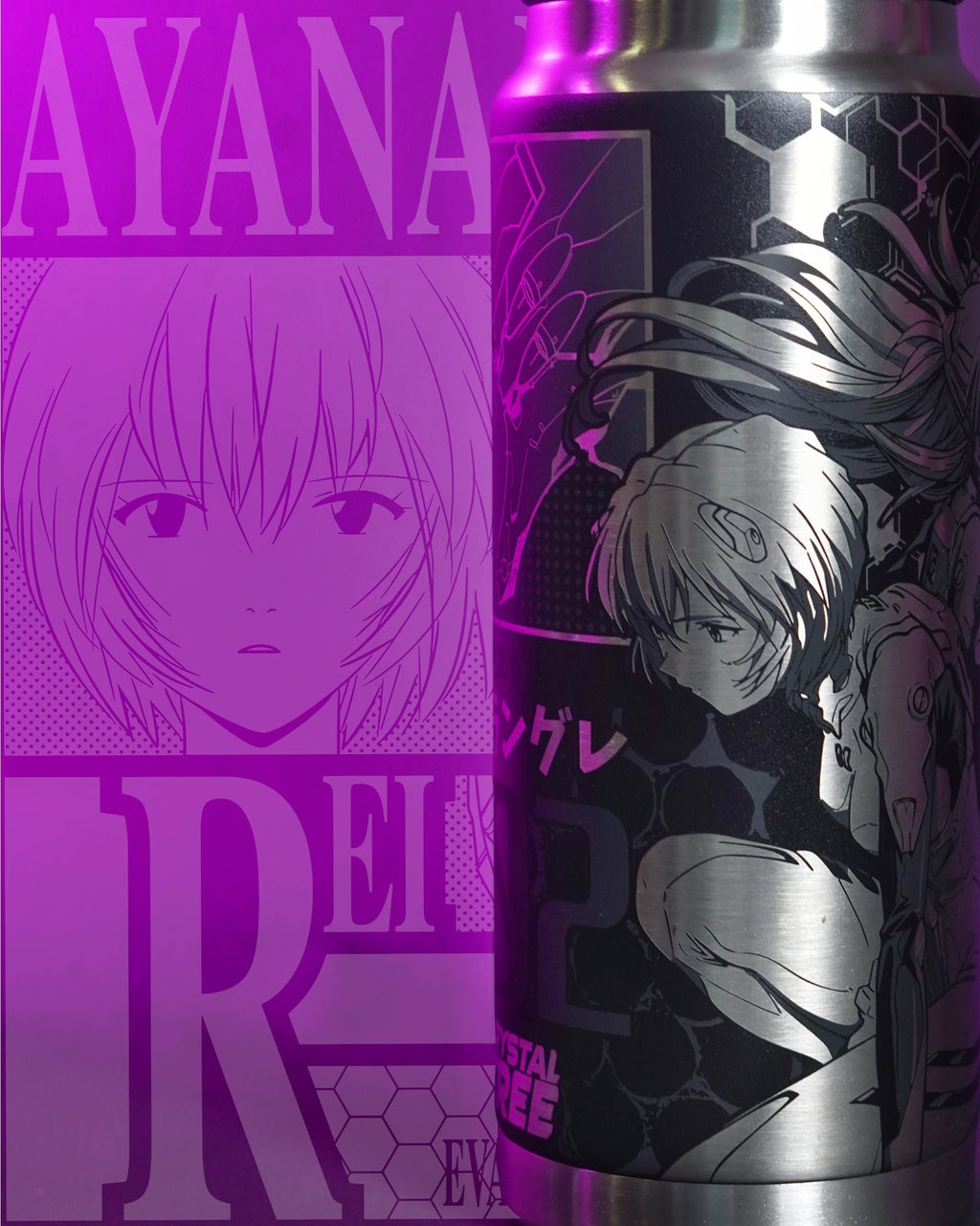 Botella Térmica Evangelion Rei - Asuka