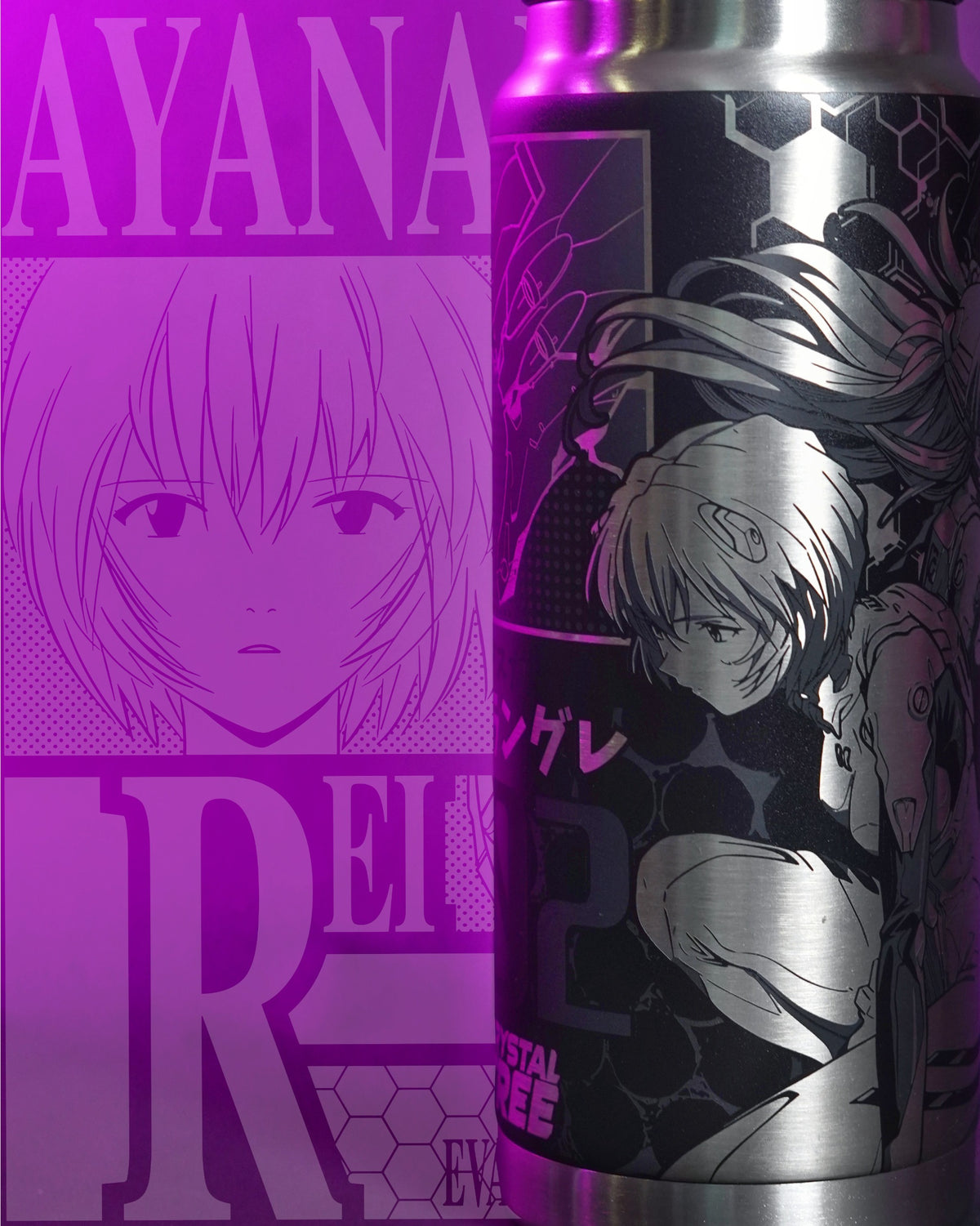 Botella Térmica Evangelion Rei - Asuka