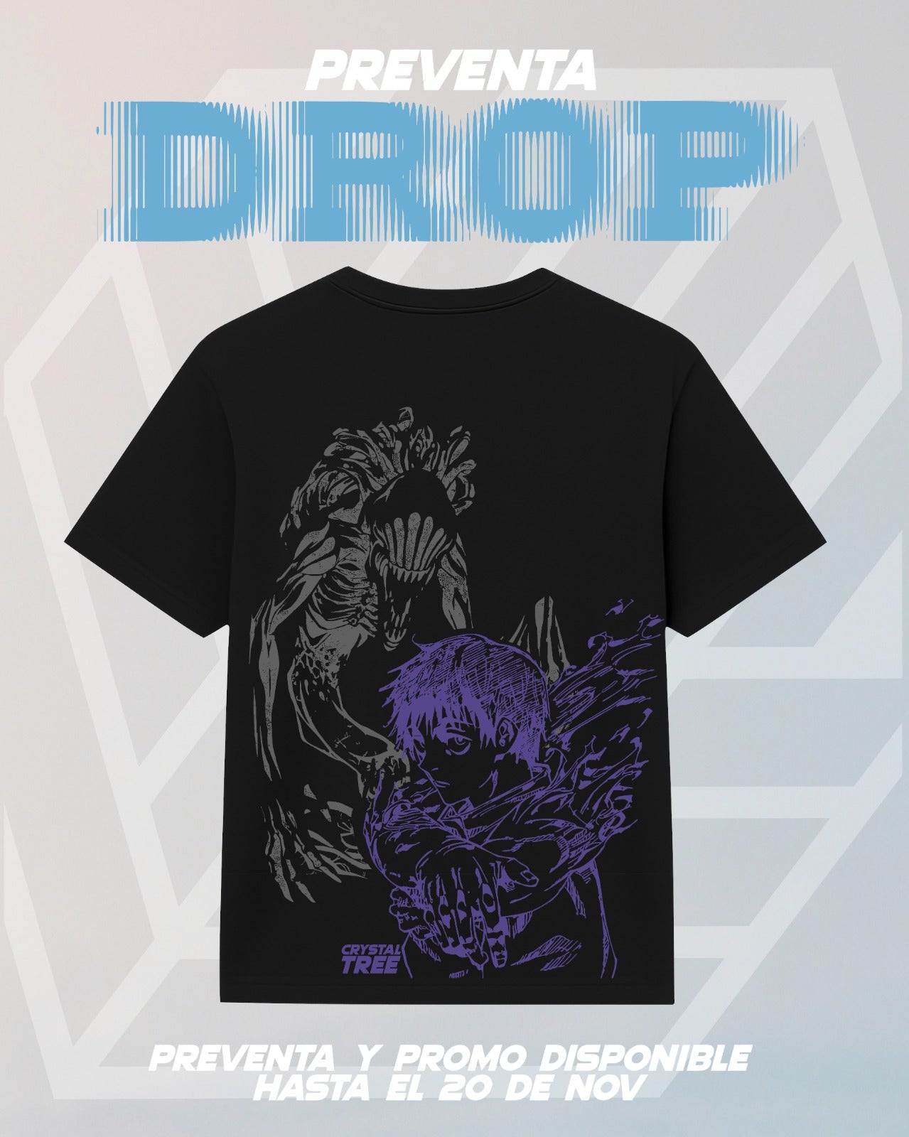 Camisa Yuta Okkotsu Jujutsu Kaisen