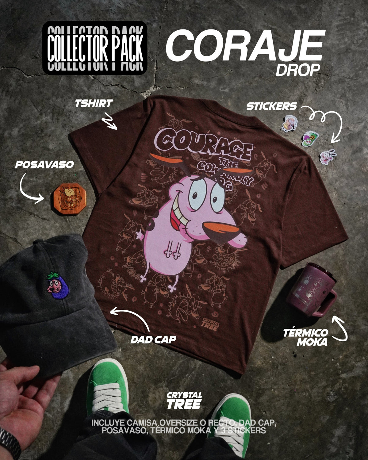 Collecto Pack | Coraje, el perro cobarde