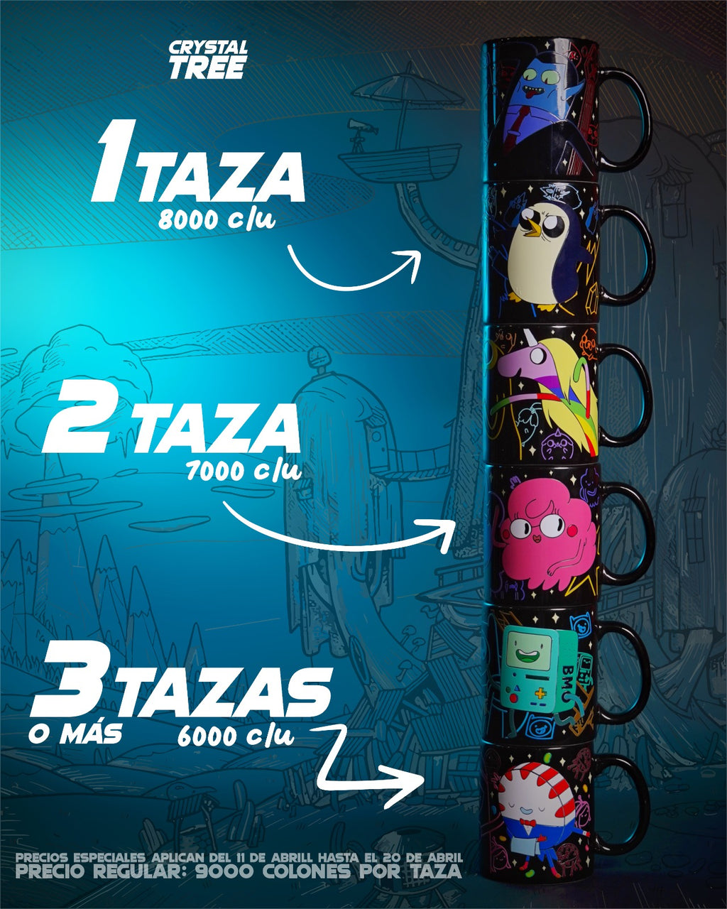 Tokens Hora de aventura
