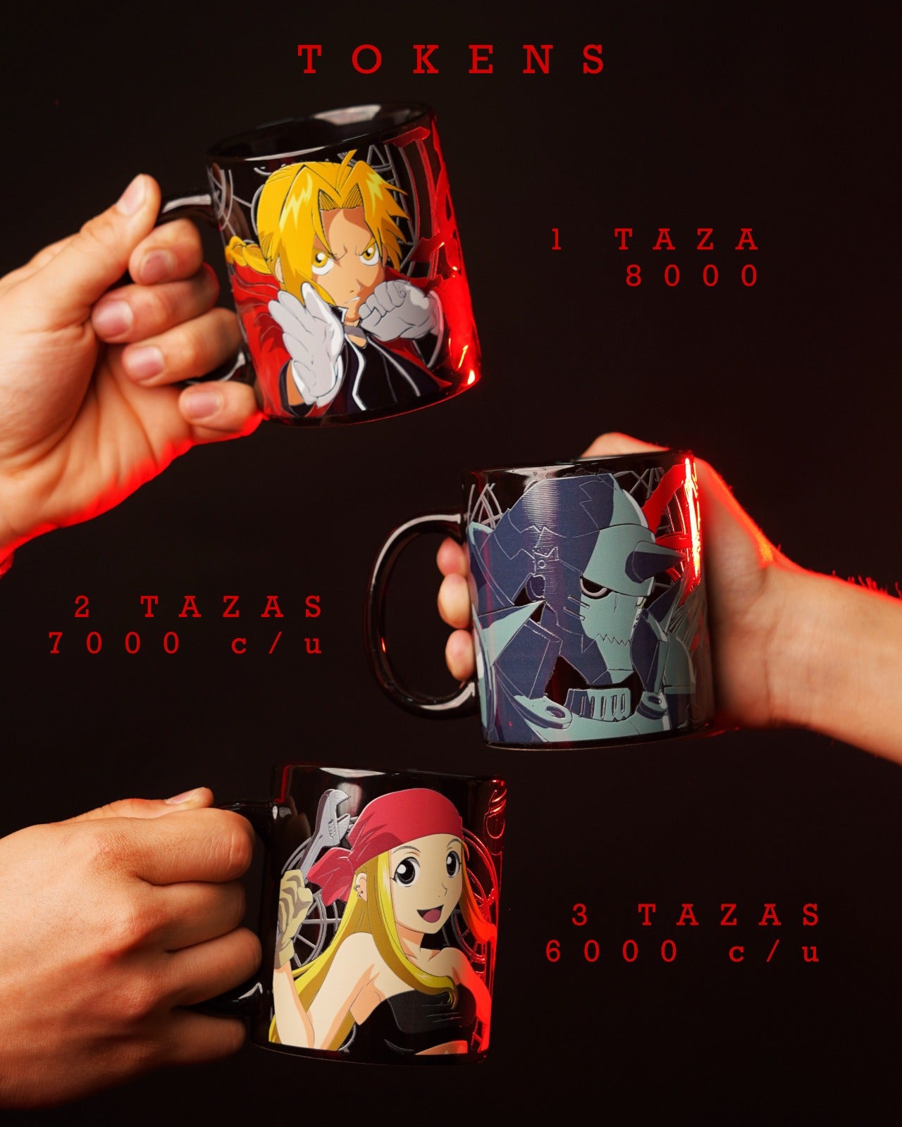 Tokens Fullmetal Alchemist