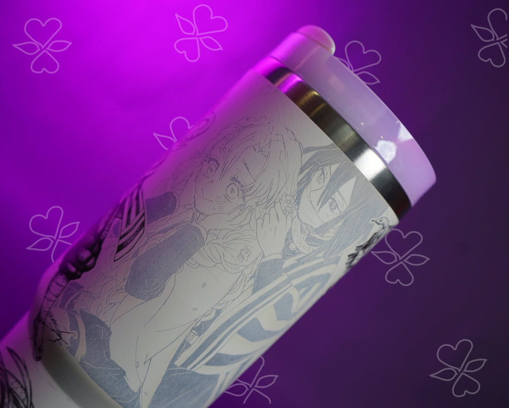 Tumbler Obanai y Mitsuri Kanroji