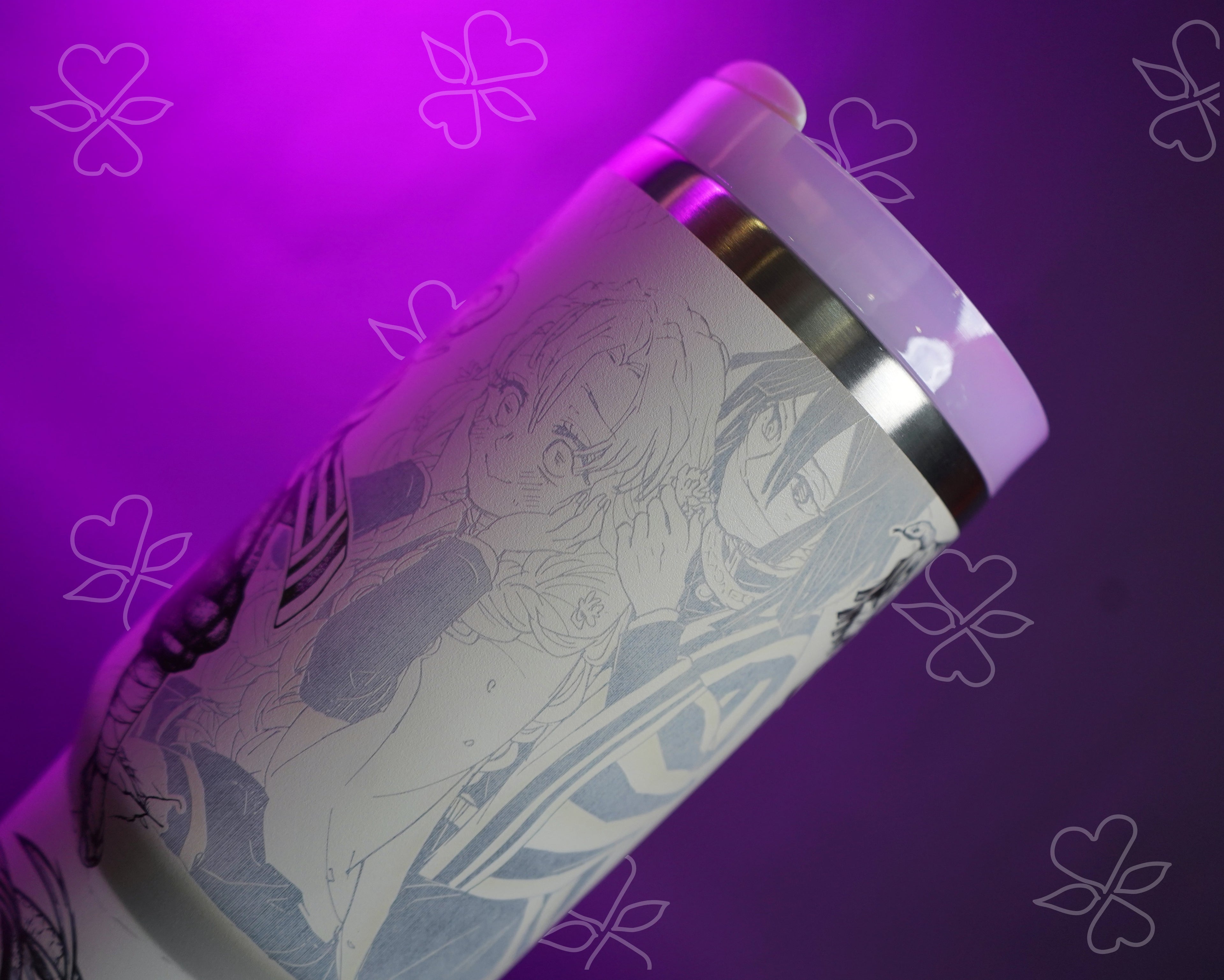 Tumbler Obanai y Mitsuri Kanroji