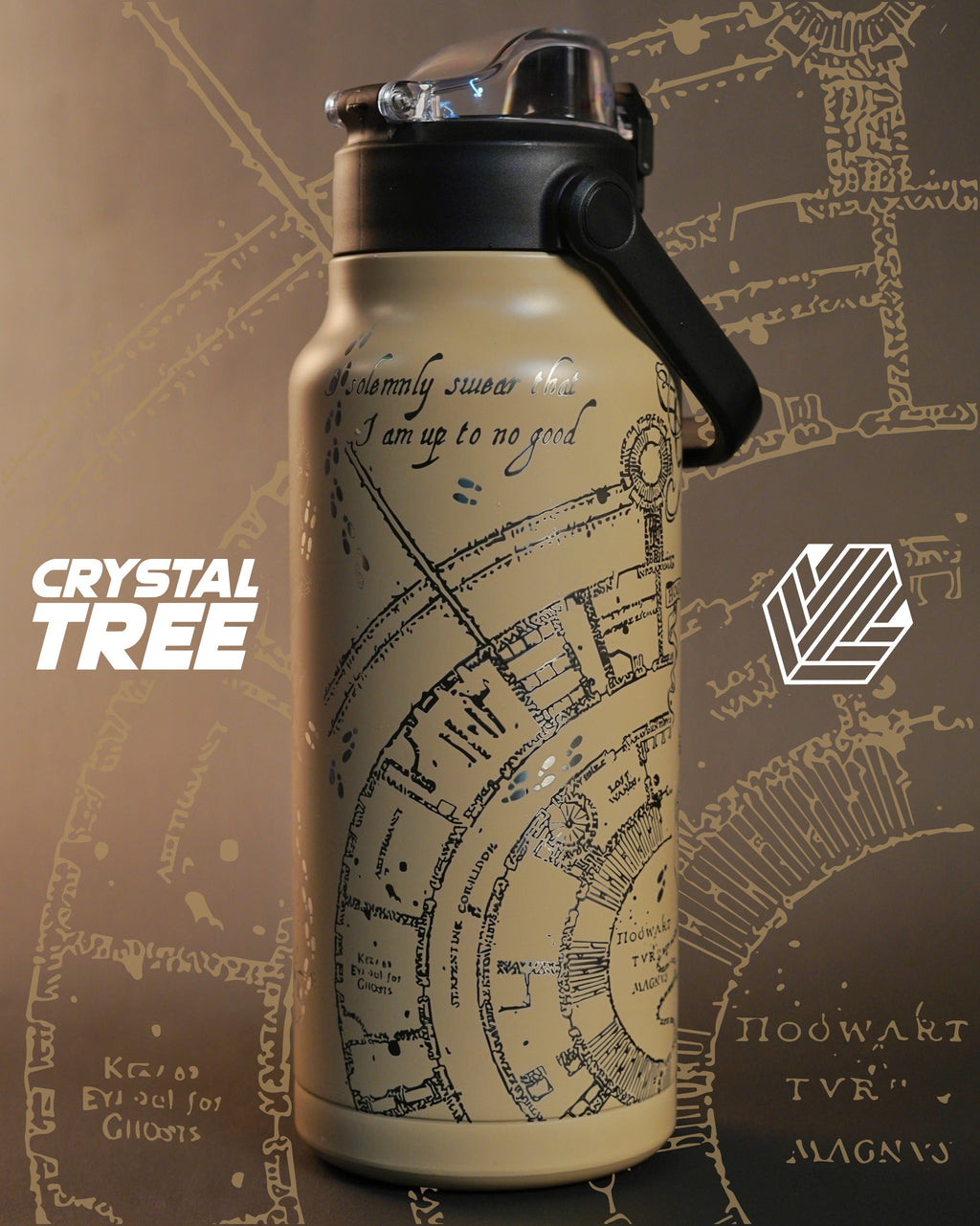 Botella Térmica Harry Potter - Mapa Merodeador