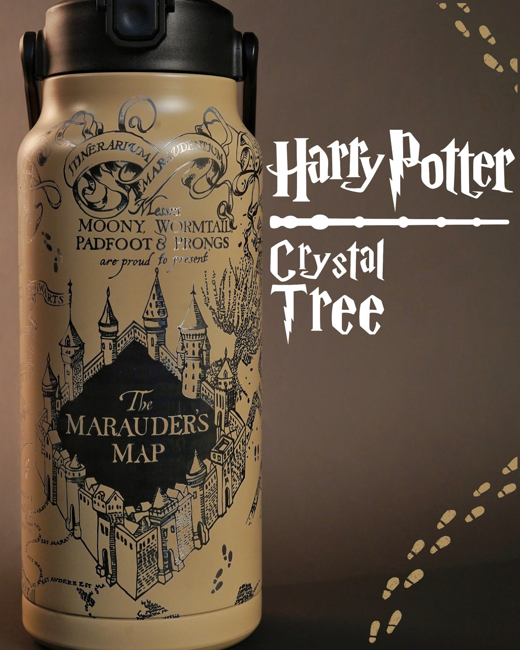 Botella Térmica Harry Potter - Mapa Merodeador