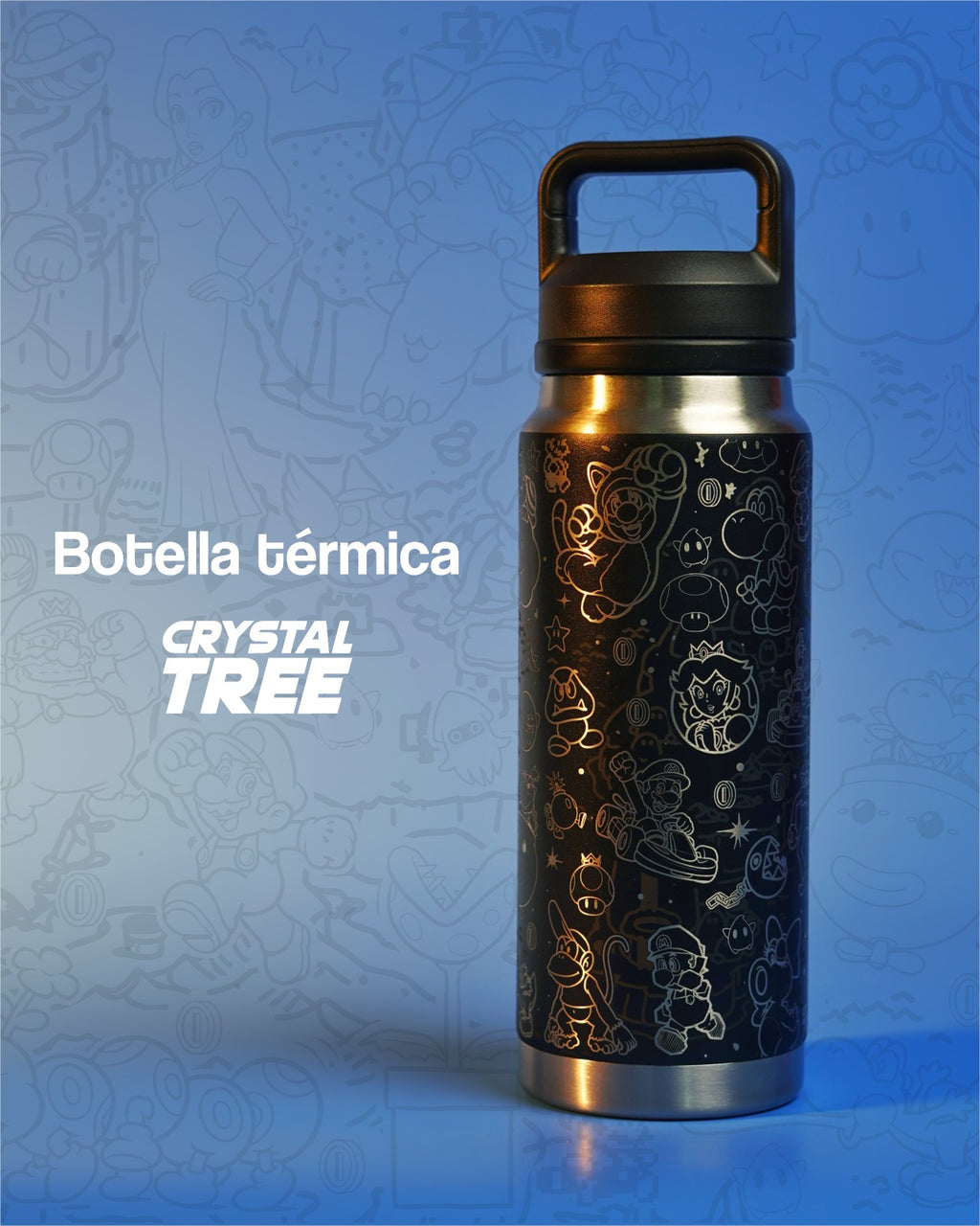 Botella Térmica Mario Bros