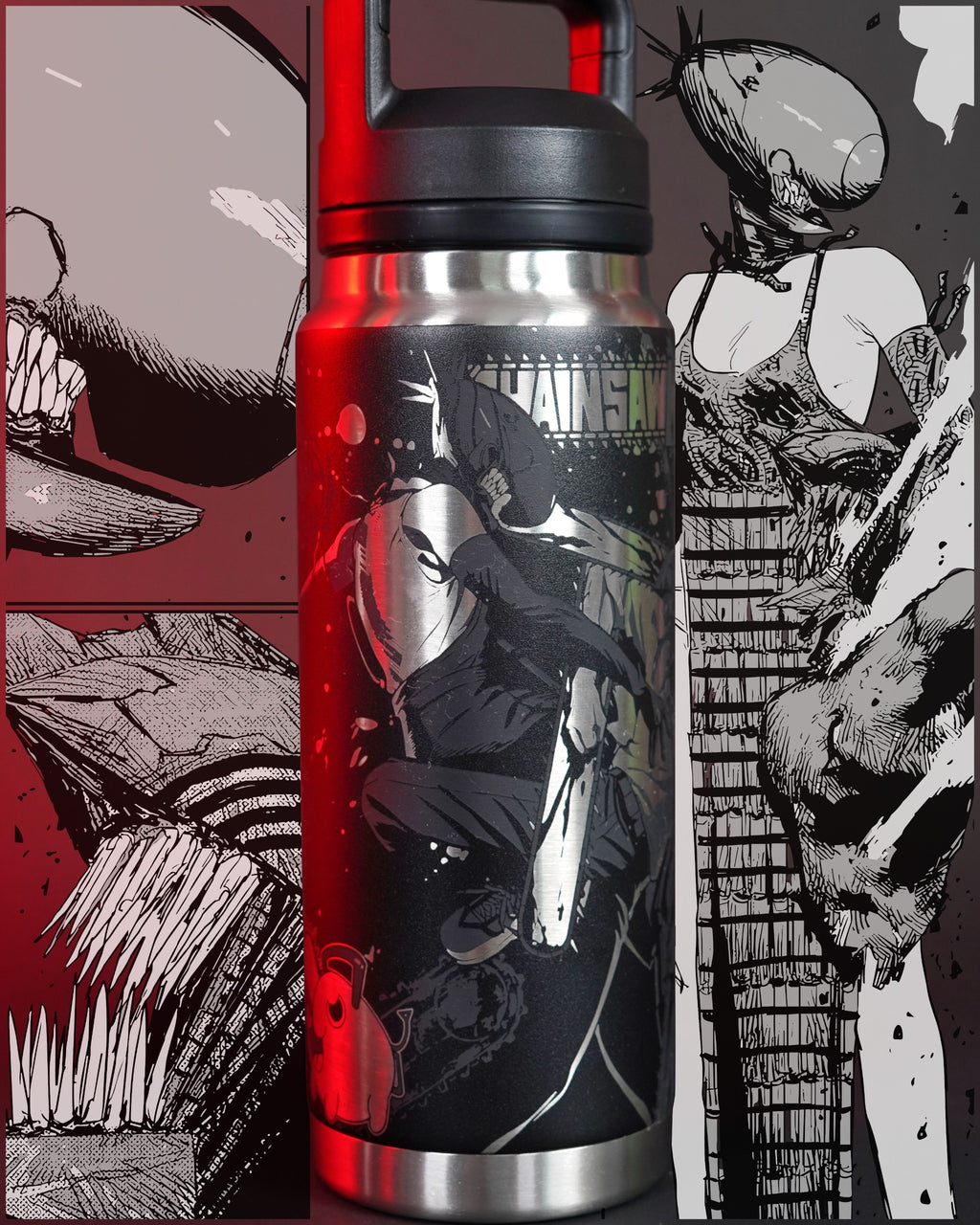Botella Core | Chainsaw Man | Denji - Reze