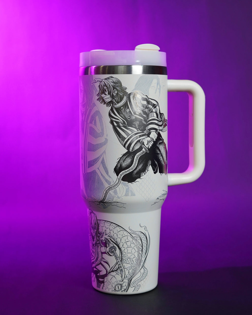 Tumbler Obanai y Mitsuri Kanroji