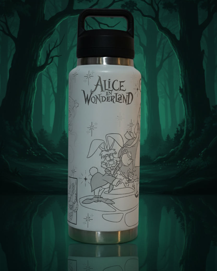 Botella térmica Alicia en el pais de las maravillas