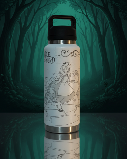 Alice in Wonderland thermal bottle