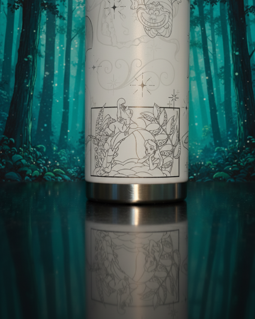 Botella térmica Alicia en el pais de las maravillas