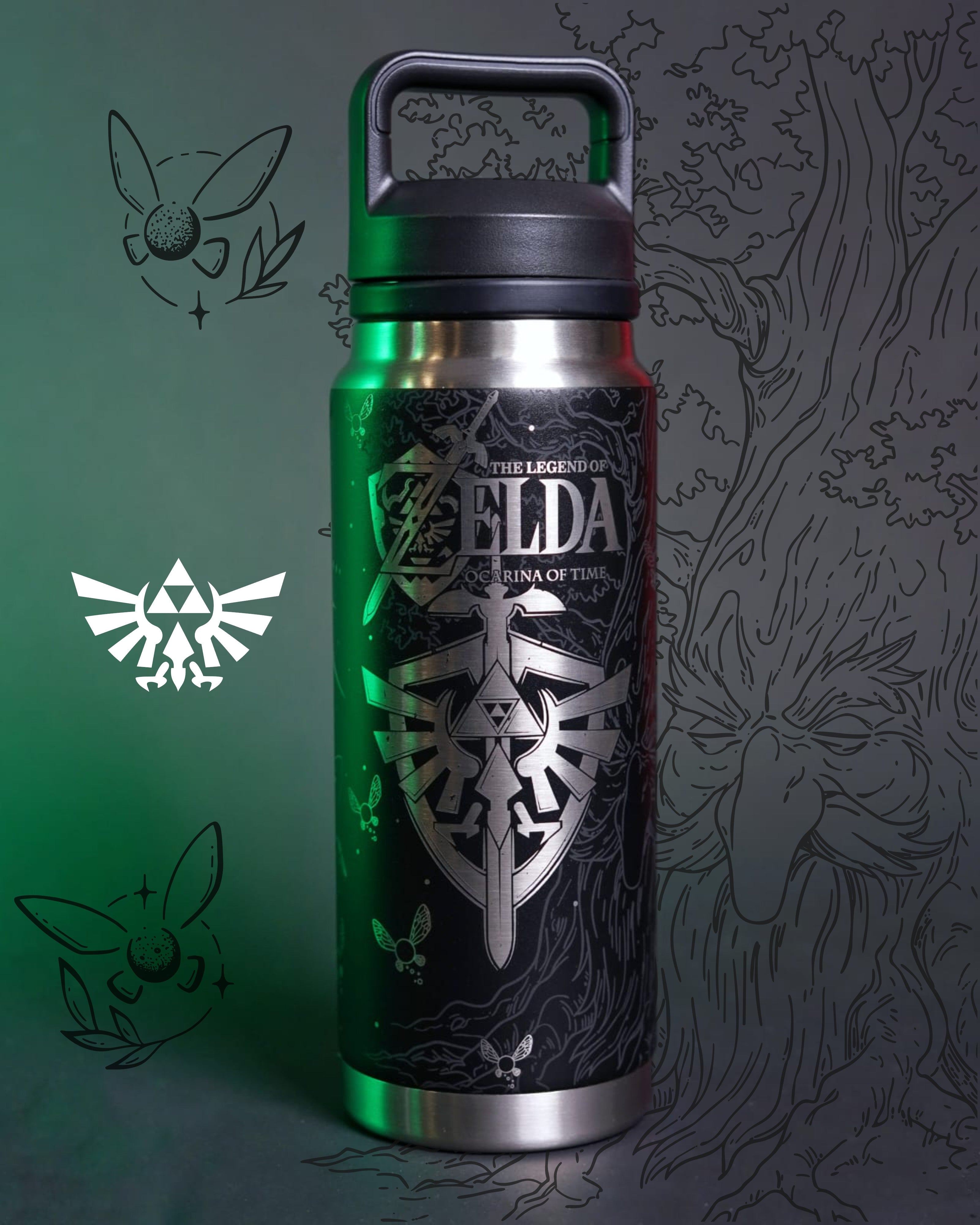Botella Térmica Zelda - Ocarina of Time