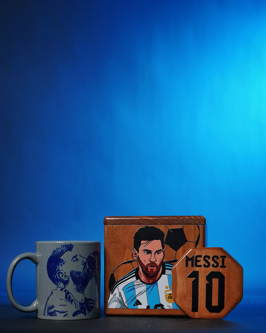 Conjunto de canecas Messi