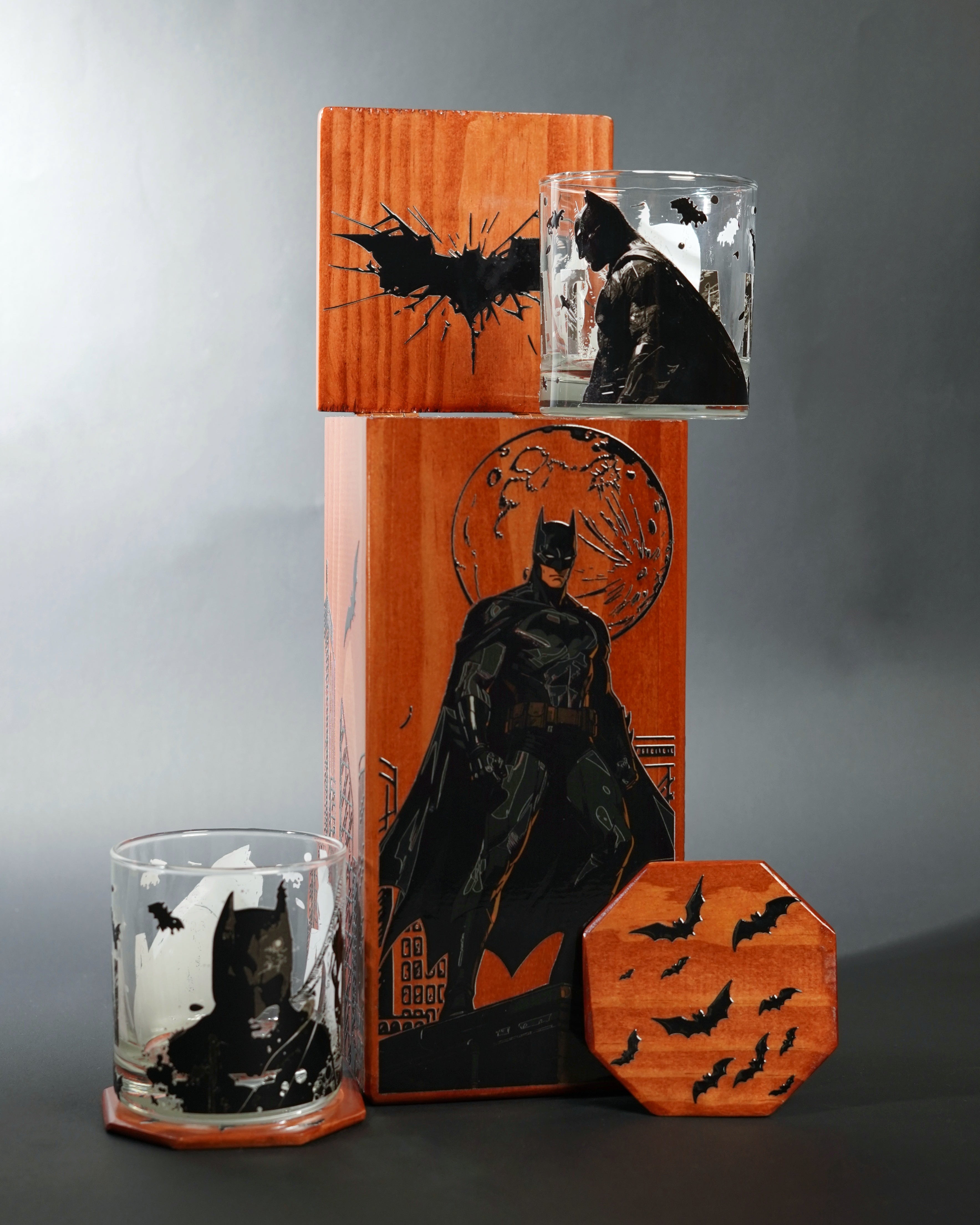 Set 2 Whiskeros Batman