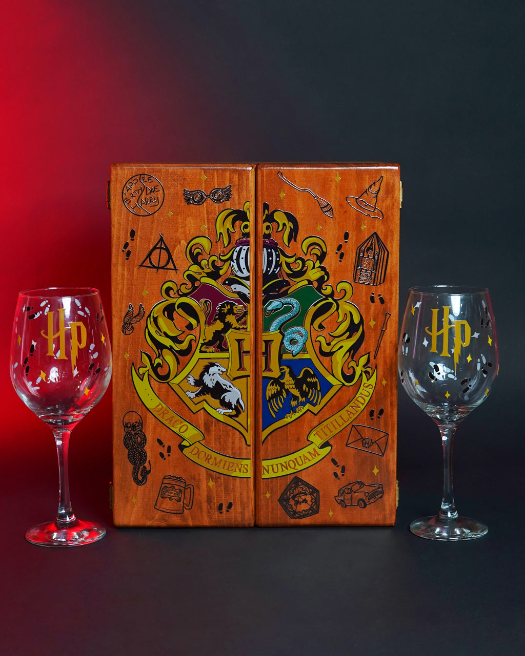 Set doble puerta Casas de Hogwarts