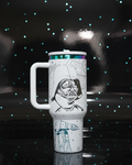 Copo térmico Darth Vader e Yoda