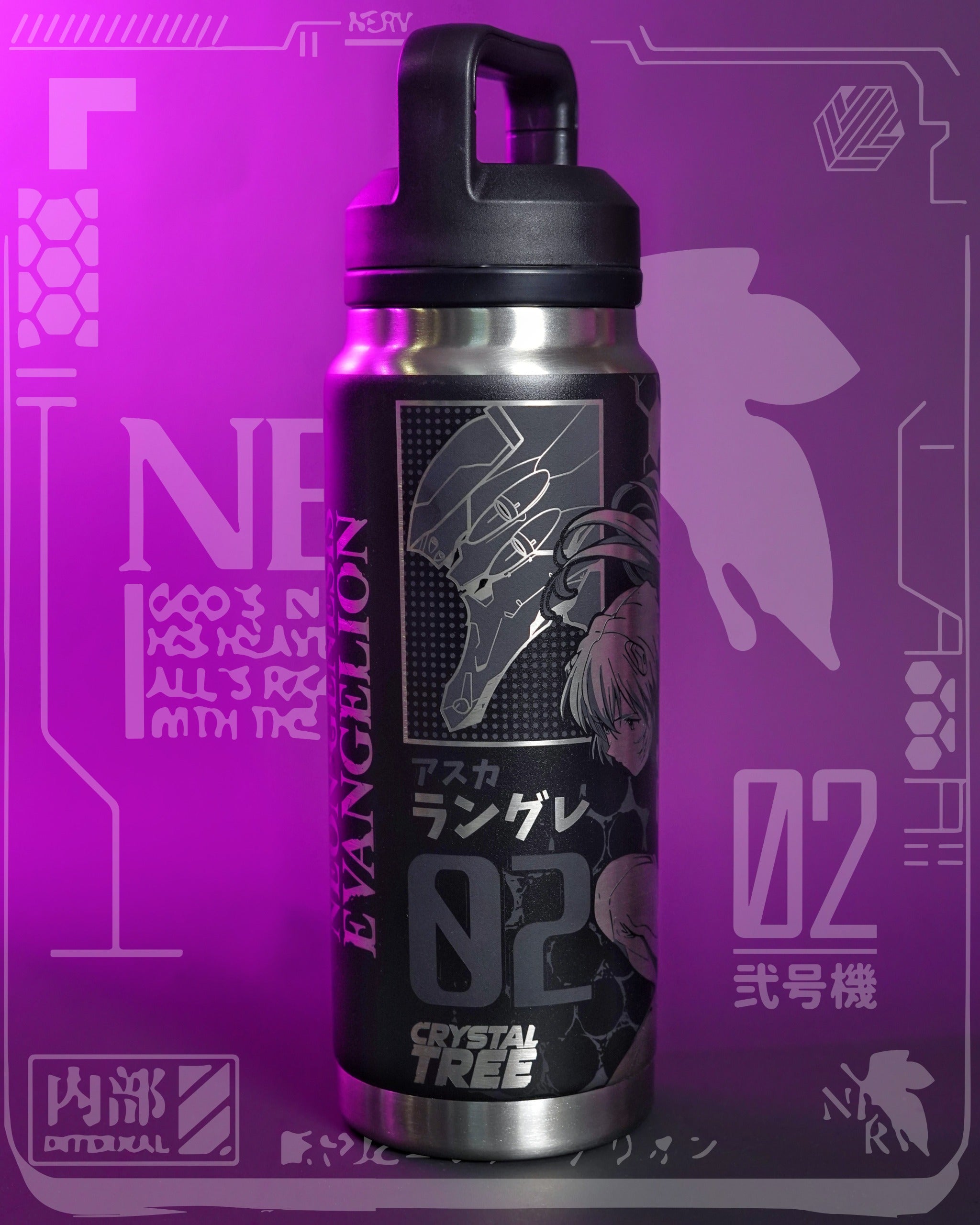 Botella Térmica Evangelion Rei - Asuka
