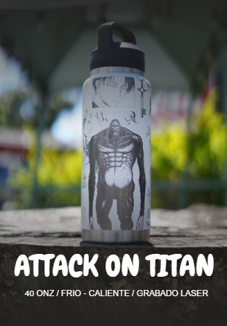 Botella térmica Attack on Titan