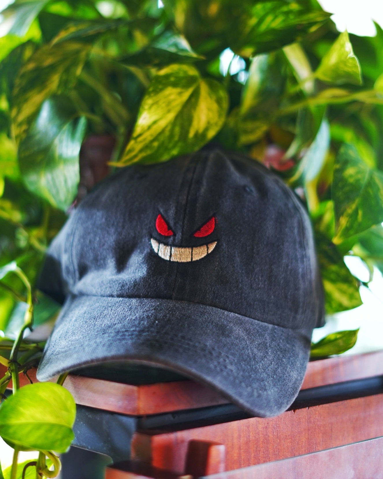 Dad Cap Gengar Smile