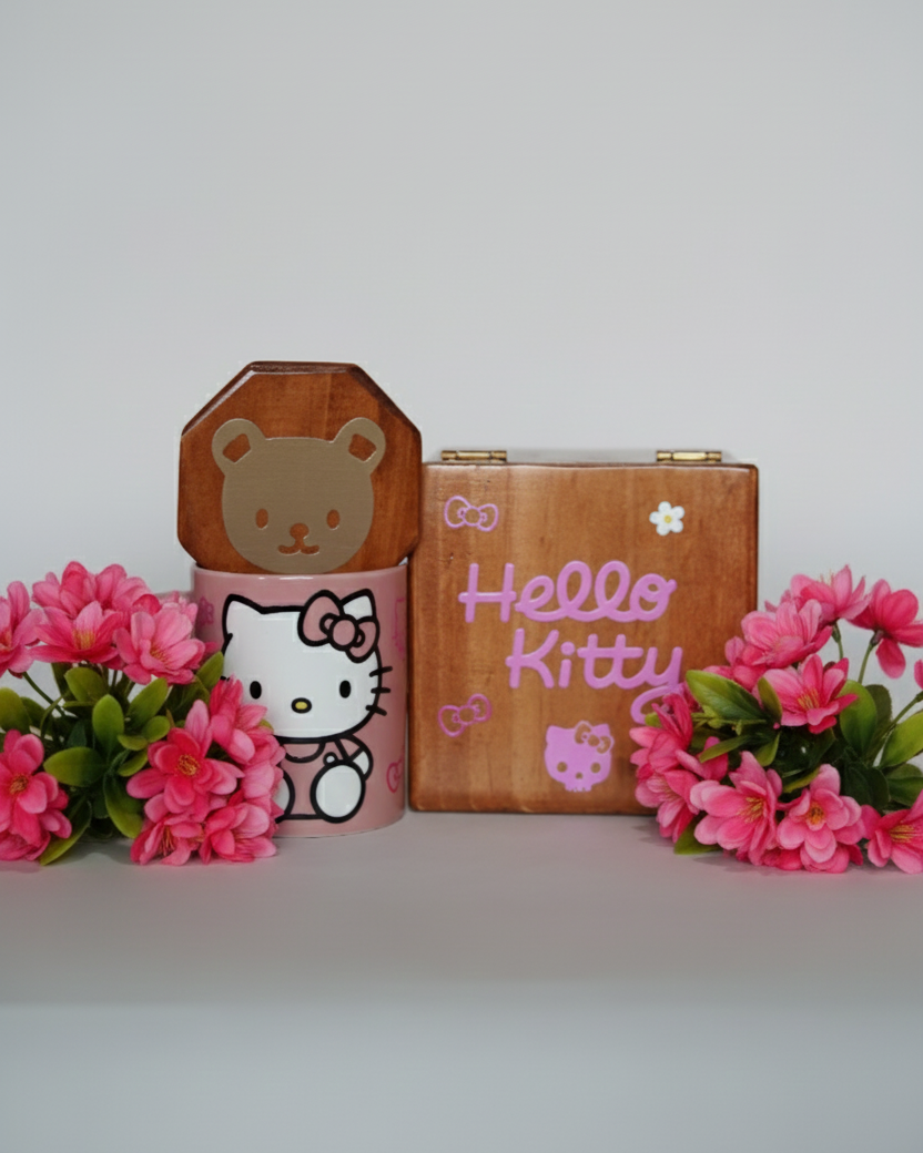 Set de Taza Hello Kitty