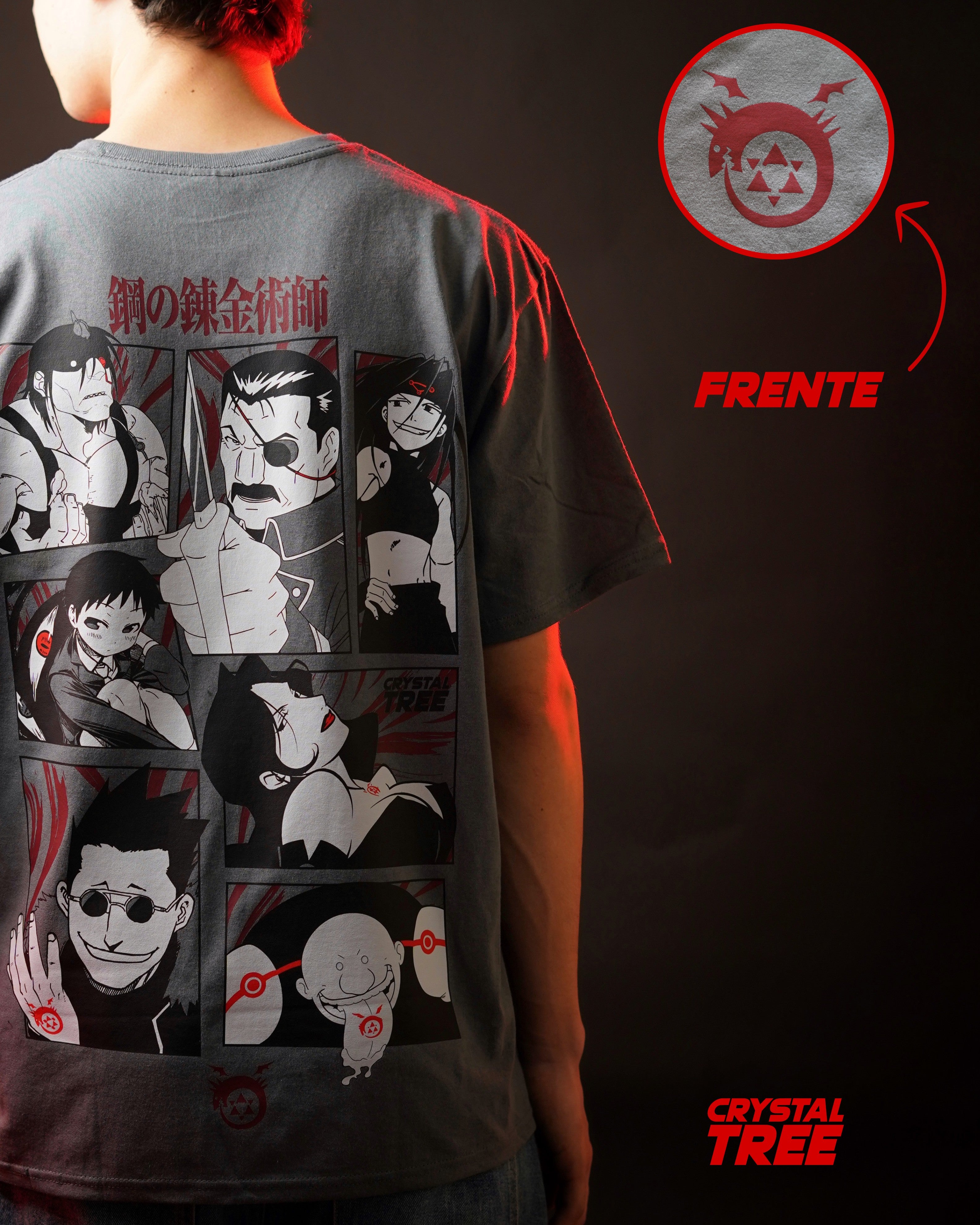 Camisa Homunculos en Fullmetal Alchemist