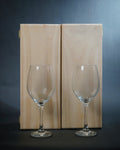 Personalized double door glass set
