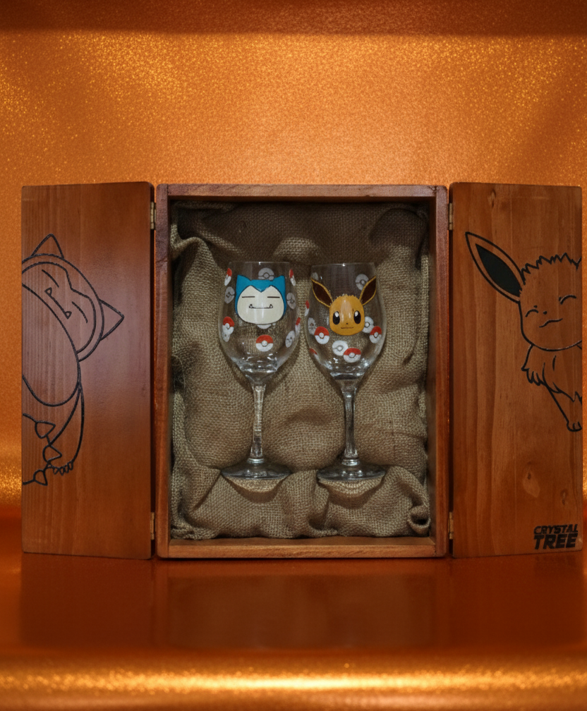 Set doble puerta Pokemon Eevee y Snorlax