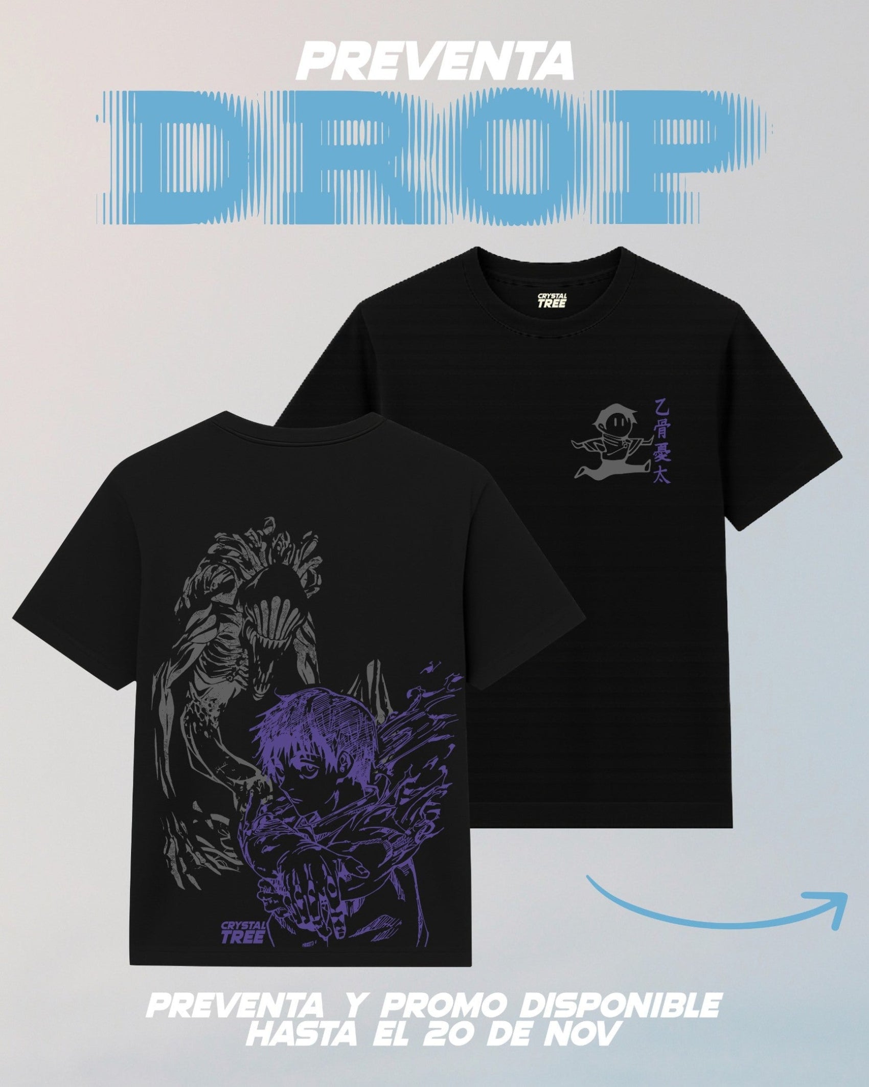 Camisa Yuta Okkotsu Jujutsu Kaisen